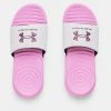 Under Armour Girl's UA Ansa Graphic Fixed Strap Slides Sandals Many Sizes Colors