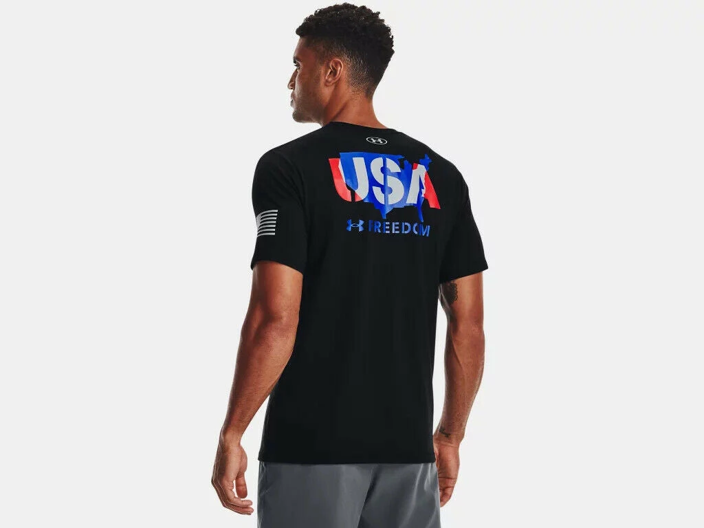 Under Armour Mens UA Freedom USA States Logo Short Sleeve Graphic T-Shirt SS Tee 8 Under Armour Mens UA Freedom USA States Logo Short Sleeve Graphic T-Shirt SS Tee
