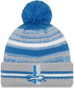 NFL 2021 Detroit Lions New Era Knit Hat On Field Sideline Beanie Stocking Cap
