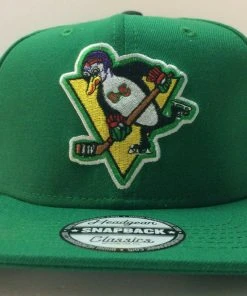 Headgear Classics Charlie Conway D-5 Mighty Ducks Movie Authentic Hockey Snapback Hat Cap Flat