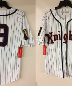 Headgear Classics Roy Hobbs New York Knights The Natural Movie Authentic Baseball Jersey