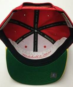 Houston Rockets Mitchell & Ness NBA Snapback Hat 2Tone Hardwood Classics Cap