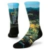 Stance X National Geographic Poppy Trails FEEL360 Crew Socks Large Men's 9-13