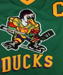 Charlie Conway Mighty Ducks #96 Headgear Classics Movie Authentic Hockey Jersey