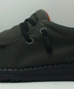 Hey Dude Wally ADV Lava Stone Men's Casual Lightweight Comfortable Slip On Shoes Hey Dude Shoes