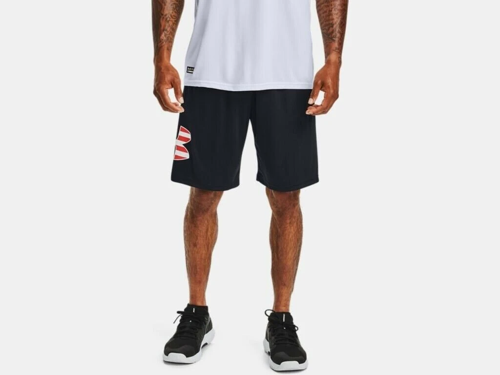 Under Armour Men's Freedom Tech Graphic Shorts 10" Casual Workout Fitness Shorts 3 Under Armour Men's Freedom Tech Graphic Shorts 10" Casual Workout Fitness Shorts