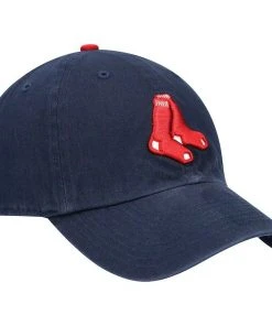 ’47 Boston Red Sox '47 Brand MLB Clean Up Adjustable Strapback Hat Dad Cap Stockings