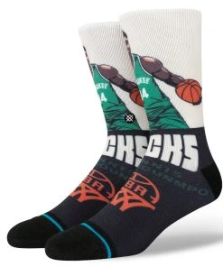 Giannis Antetokounmpo Milwaukee Bucks Stance NBA Graded Socks Large Mens 9-13