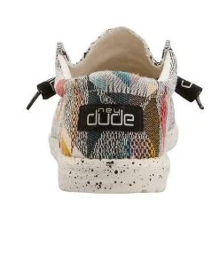 Hey Dude Shoes Hey Dude Wally Funk Etno Grey Men's Shoes Casual Comfortable Lightweight Slip On