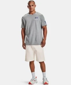 Under Armour Mens UA New Freedom Banner T Short Sleeve Graphic T-Shirt SS Tee 34 Under Armour Mens UA New Freedom Banner T Short Sleeve Graphic T-Shirt SS Tee