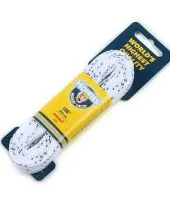 Howies Hockey Howies White Waxed Hockey Skate Laces Waxed 72", 84", 96", 108", 120"