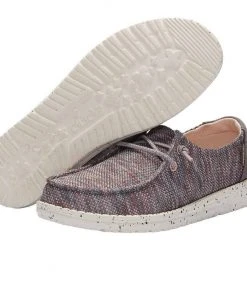 Hey Dude Wendy Sox Antique Rose Lightweight Casual Comfort Slip On Women's Shoes