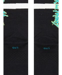 Stance X Rick And Morty Logo Cartoon Network Crew Socks Large Men's 9-13 5 Stance X Rick And Morty Logo Cartoon Network Crew Socks Large Men's 9-13