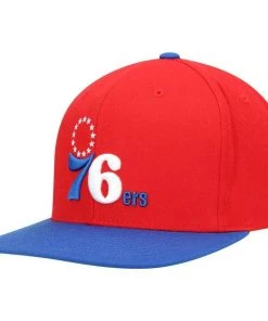 Philadelphia 76ers Mitchell & Ness NBA Snapback Hat 2Tone Hardwood Cap Sixers