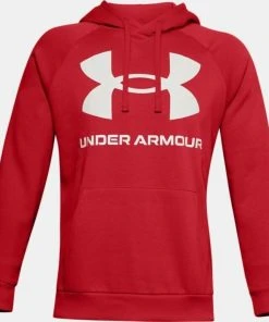 Under Armour Men's UA Rival Fleece Big Logo Hoodie Hooded Sweatshirt
