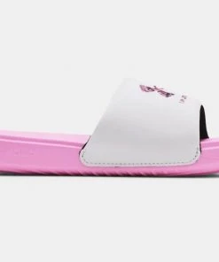 Under Armour Girl's UA Ansa Graphic Fixed Strap Slides Sandals Many Sizes Colors 7 Under Armour Girl's UA Ansa Graphic Fixed Strap Slides Sandals Many Sizes Colors