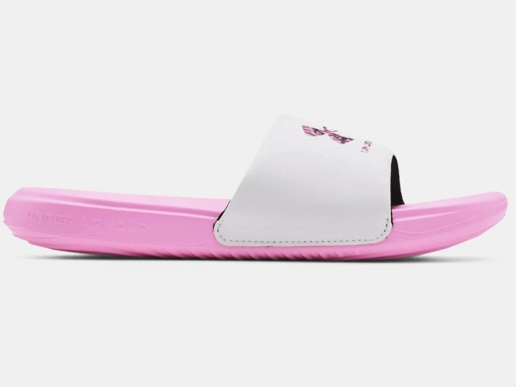 Under Armour Girl's UA Ansa Graphic Fixed Strap Slides Sandals Many Sizes Colors 3 Under Armour Girl's UA Ansa Graphic Fixed Strap Slides Sandals Many Sizes Colors