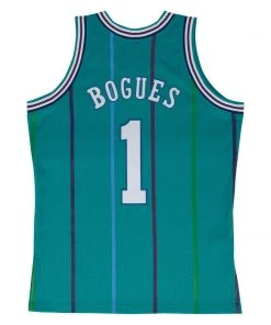 Muggsy Bogues Charlotte Hornets Mitchell & Ness NBA Authentic Jersey 1992-1993