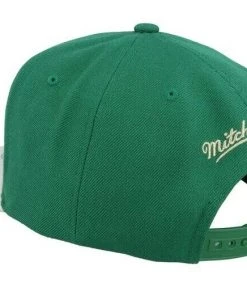 Milwaukee Bucks Mitchell & Ness NBA Snapback Hat 2Tone Flat Brim Adjustable Cap