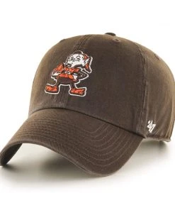 ’47 Cleveland Browns '47 Brand NFL Clean Up Adjustable Strapback Hat Dad Cap Legacy