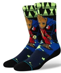 Stance Socks Marvel Comics Guardians Of The Galaxy Groot Jams Large Men's 9-13