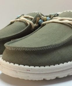 Hey Dude Wendy Natural Rosemary Women's Lightweight Comfortable Shoes Slip On