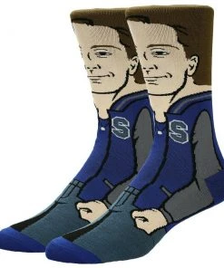 The Breakfast Club Andrew Clark Bioworld Crew Socks Men's 8-12 Unisex Adult