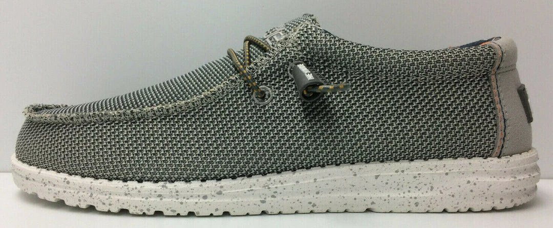 Hey Dude Wally Sox Asphalt Men's Casual Comfortable Lightweight Slip On Shoes 3 Hey Dude Wally Sox Asphalt Men's Casual Comfortable Lightweight Slip On Shoes