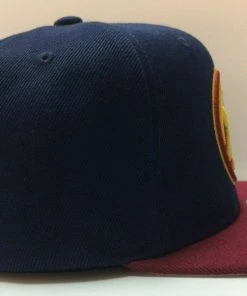 Denver Nuggets Mitchell & Ness NBA Adjustable Snapback Hat 2Tone Flat Brim Cap