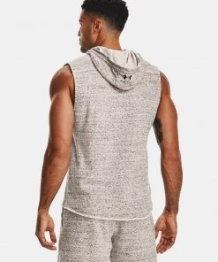 Under Armour Mens UA Project Rock Terry Sleeveless Hoodie Iron Paradise Rock 17 Under Armour Mens UA Project Rock Terry Sleeveless Hoodie Iron Paradise Rock