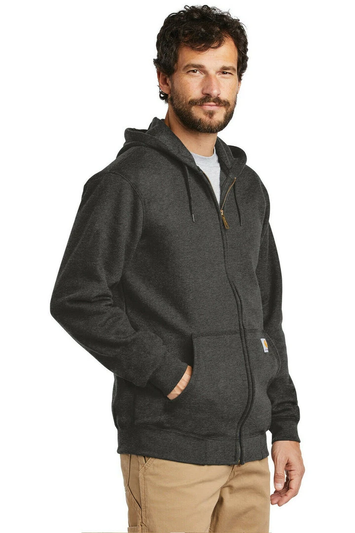 Carhartt Men's Midweight Hooded Sweatshirt Zip Front Long Sleeve Workwear Hoodie 11 Carhartt Men's Midweight Hooded Sweatshirt Zip Front Long Sleeve Workwear Hoodie