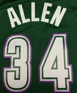 Ray Allen Milwaukee Bucks Mitchell & Ness NBA Authentic Jersey 1996-1997 Rookie
