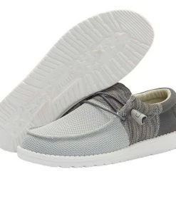 Hey Dude Wally Sox Funk Slate Men's Shoes Comfortable Lightweight Slip On Casual