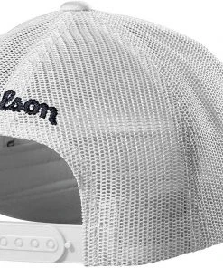 Wilson A2000 Leather Patch Baseball Snapback Mesh Back Snapback Hat Cap USA