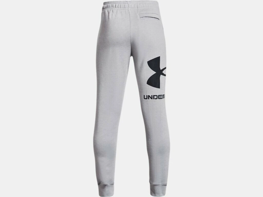 Under Armour Boy's UA Rival Fleece Logo Joggers Lightweight Tapered Pants 2 Under Armour Boy's UA Rival Fleece Logo Joggers Lightweight Tapered Pants