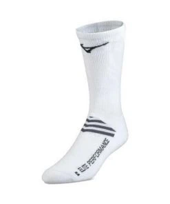 Mizuno Volleyball Runbird Crew Socks - Black Or White Volleyball Crew Socks