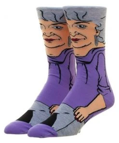 The Golden Girls Dorothy Zbornak Bioworld Crew Socks Men's/Women's 8-12 Adult