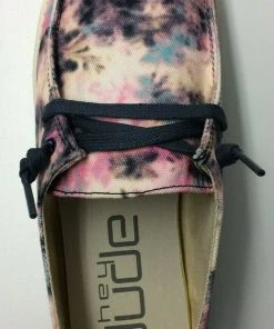 Hey Dude Wendy Tie Dye Dawn Blue Women's Lightweight Slip On Casual Shoes