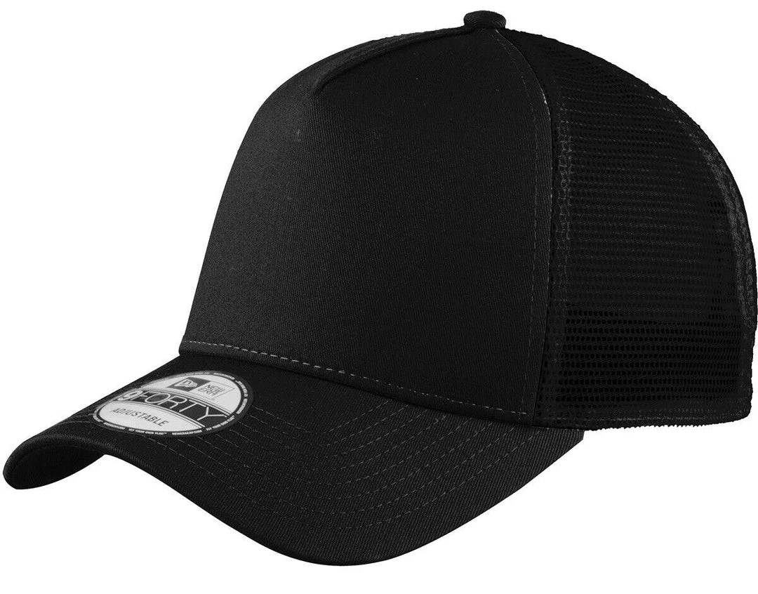 New Era 9FORTY Adjustable Trucker Snapback Mesh Back Hat Cap - Blank Many Colors 1 New Era 9FORTY Adjustable Trucker Snapback Mesh Back Hat Cap - Blank Many Colors