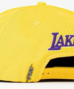 Mitchell & Ness Los Angeles Lakers LA Pro Standard NBA Snapback Hat Flat Brim Adjustable Cap