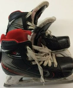 Bauer Vapor X2.7 Junior Goalie Skates Size 4 With Extra Pair Of LS3G+ Blades Bauer Hockey