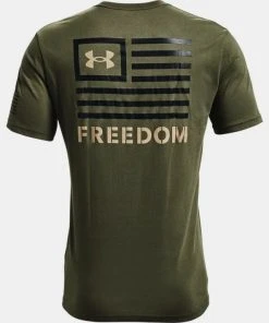 Under Armour Mens UA New Freedom Banner T Short Sleeve Graphic T-Shirt SS Tee 46 Under Armour Mens UA New Freedom Banner T Short Sleeve Graphic T-Shirt SS Tee