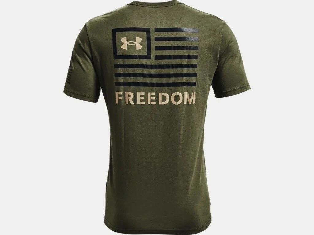 Under Armour Mens UA New Freedom Banner T Short Sleeve Graphic T-Shirt SS Tee 23 Under Armour Mens UA New Freedom Banner T Short Sleeve Graphic T-Shirt SS Tee