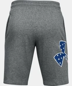 Under Armour Men's UA Freedom Rival Big Flag Logo Casual Workout Fitness Shorts 22 Under Armour Men's UA Freedom Rival Big Flag Logo Casual Workout Fitness Shorts