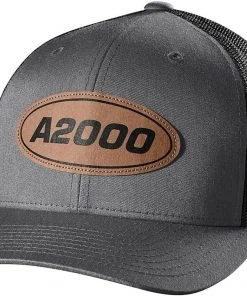 Wilson A2000 Leather Patch Baseball Snapback Mesh Back Snapback Hat Cap USA