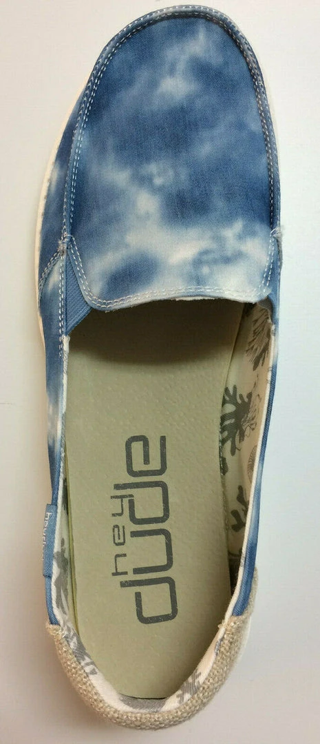 Hey Dude Wendy Lena Tie Dye Blue Women's Lightweight Slip On Casual Shoe Comfort Hey Dude Shoes 6 Hey Dude Wendy Lena Tie Dye Blue Women's Lightweight Slip On Casual Shoe Comfort Hey Dude Shoes