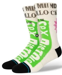 Stance X Sex Pistols Bullocks Punk Rock Crew Socks Large Men's 9-13