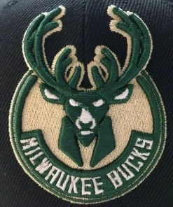 Milwaukee Bucks Mitchell & Ness NBA Snapback Hat 2Tone Flat Brim Adjustable Cap
