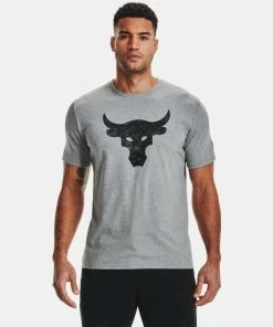 2021 Under Armour Mens UA Project Rock Brahma Bull T-Shirt Dwayne Rock Johnson