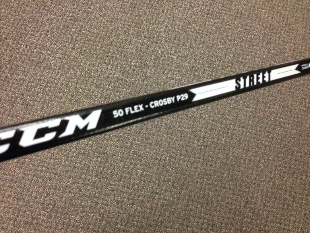 CCM HSSTR Junior 50 Flex Street Hockey Stick - Left Hand - Crosby Curve CCM Hockey 3 CCM HSSTR Junior 50 Flex Street Hockey Stick - Left Hand - Crosby Curve CCM Hockey